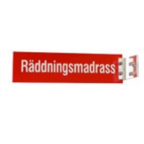 Skylt Räddningsmadrass