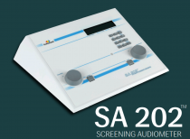 Audiometer Entomed SA201-IV inkl hörtelefon DD45-silenta