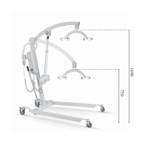 Patientlyft elektrisk fr max 170 kg