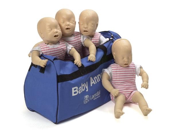 4 st Baby Anne med väska