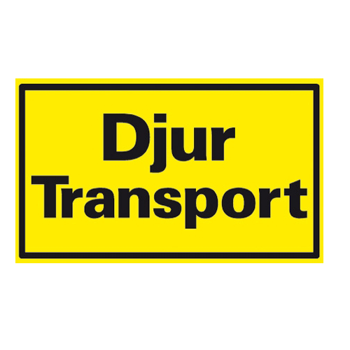 Skylt Djurtransport 500*300mm