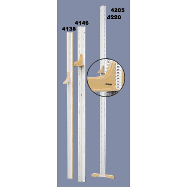 Längdmätare i trä vägg 75-205 cm [4138]