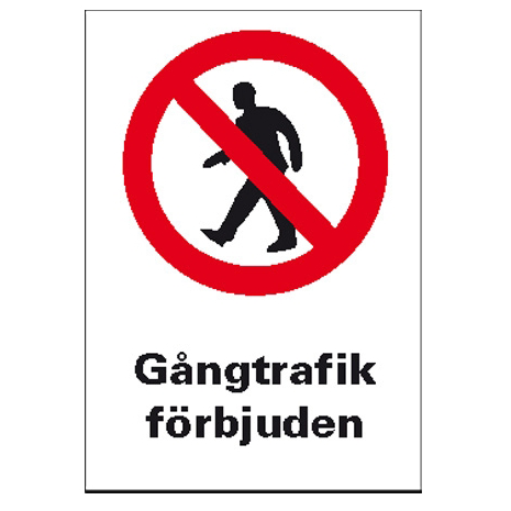 Skylt rökning förbjuden