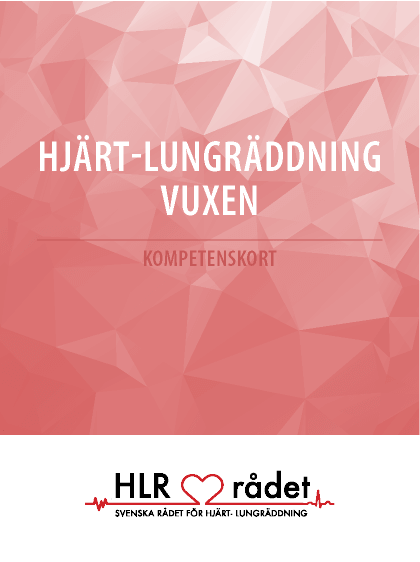 Vuxen-HLR kompetenskort