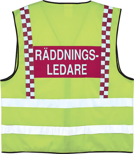 Varselväst Räddningsledare