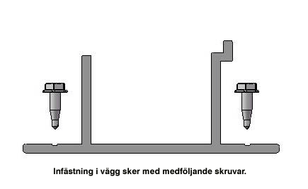 Diskreta Väggfasta Brandstege -TryggSaker.se