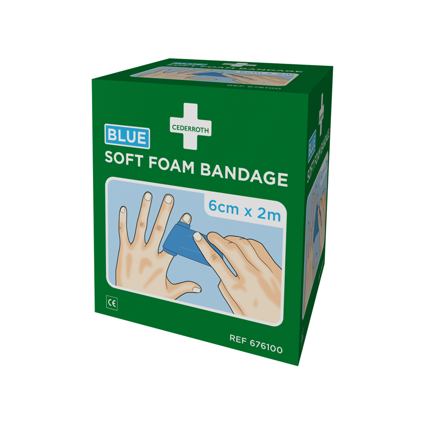 Cederroth soft foam blå