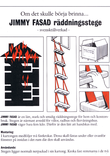Brandstegen & Räddningsstegen Jimmy Fasad