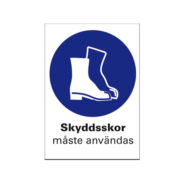 Skylt A4: Skyddskor mste anvndas