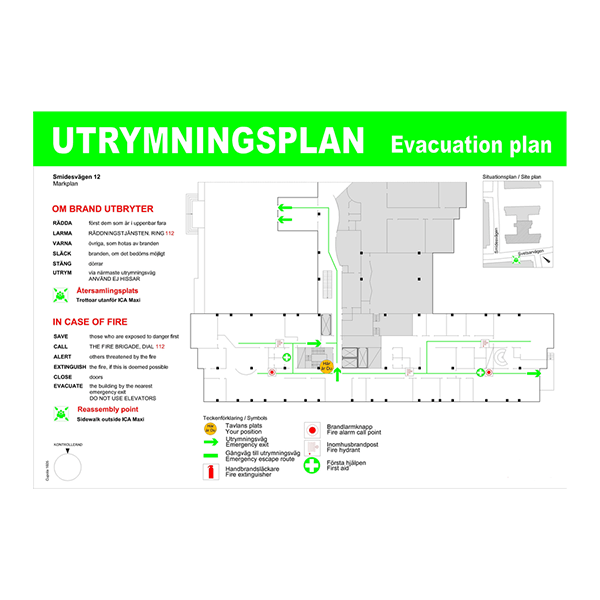 Utrymningsplan